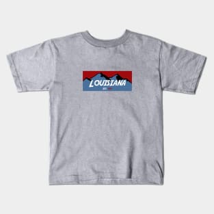 Louisiana Mountains Kids T-Shirt